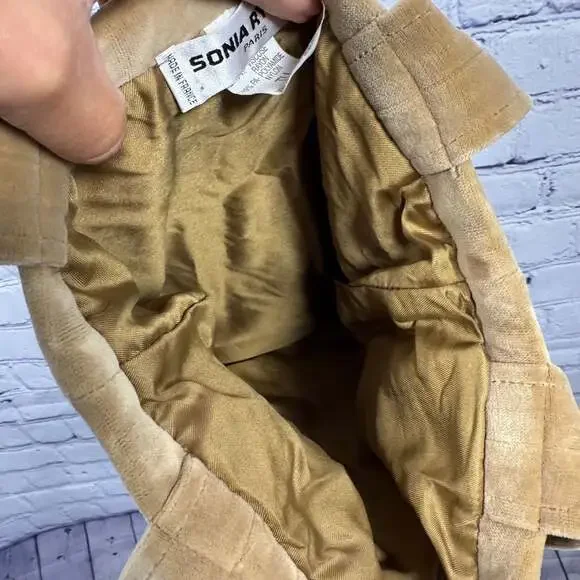 Sonia Rykiel Quilted Velvet Tote Bag - Picture 6 of 6